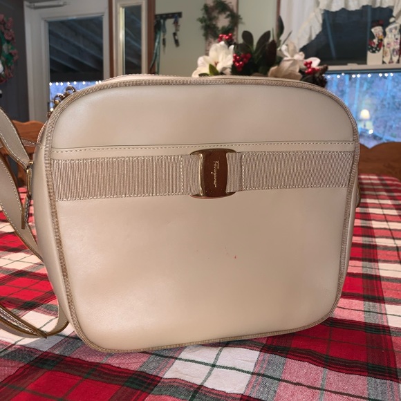 Salvatore Ferragamo Handbags - Salvatore Ferragamo beige crossbody bag